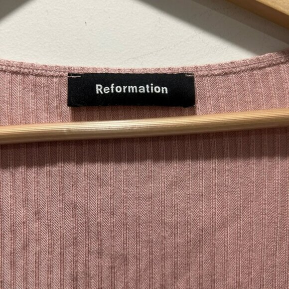 Reformation Bardot knit top - Picture 3 of 5